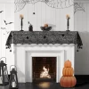 Crawling Halloween Spider Lace Table Runner And Mantle Scarf - 13" X 70" - Black - Elrene Home Fashions -Target GUEST f2e1a432 b30c 4d56 98a8 4324a798bea3