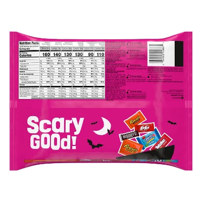 HERSHEY'S Chocolate And Sweets Assorted Halloween Candy Snack Size - 19.76oz/40pc 4 HERSHEY'S Chocolate And Sweets Assorted Halloween Candy Snack Size - 19.76oz/40pc - Image 2