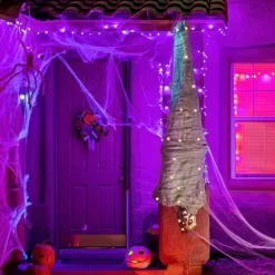 Joyfy 65" Halloween Hanging Cocoon Corpses Props Outdoor, Halloween Decoration Body Prop Corpses Skeleton With Lights&LED Eyes&Sound -Target GUEST f3b4e8c1 420d 4e4a b967 436d764ea830