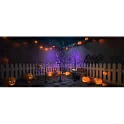 ACEPANO 72 In. H 3-Piece Halloween Spooky Tree For Halloween Indoor Home Decoration-Purple -Target GUEST f40b80e4 9833 4d58 b9f1 f607f9c6556d