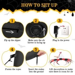 11.8 FT Halloween Inflatables Crawling Spider Outdoor Decorations Scary Halloween Giant Blow Up Decorations For Holiday Party Front Yard Lawn Garden -Target GUEST f87cfc63 cd4b 4afe 811e 7deaa5927ae7