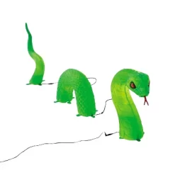 Morris Costumes 20" Light-Up Green Lawn Snake Halloween Outdoor Decoration