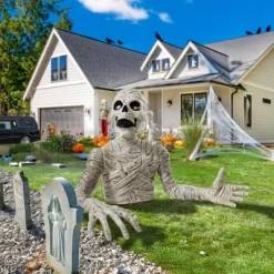 BOO BOX 36" Groundbreaking Mummy - Scary Outdoor Halloween Decorations For Porch Or Yard -Target GUEST fbc68267 bb08 446d 9fbe 28102db40153