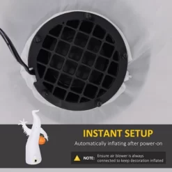 5.9' Halloween Inflatable Outdoor Decoration Ghost With Pumpkin, Blow Up LED Yard Decor For Garden, Lawn, Party, Holiday, Waterproof, Purple -Target GUEST fc56ada2 a324 432e bbfa 9f6411a09ed1