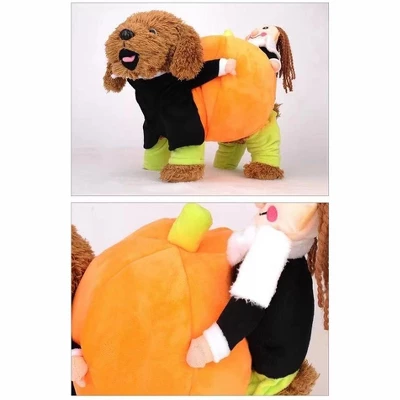 Pet Life 'Pumpkin Mon' Dog Pumkin Carrying Halloween Dog Costume, LG 5 Pet Life 'Pumpkin Mon' Dog Pumkin Carrying Halloween Dog Costume, LG - Image 3